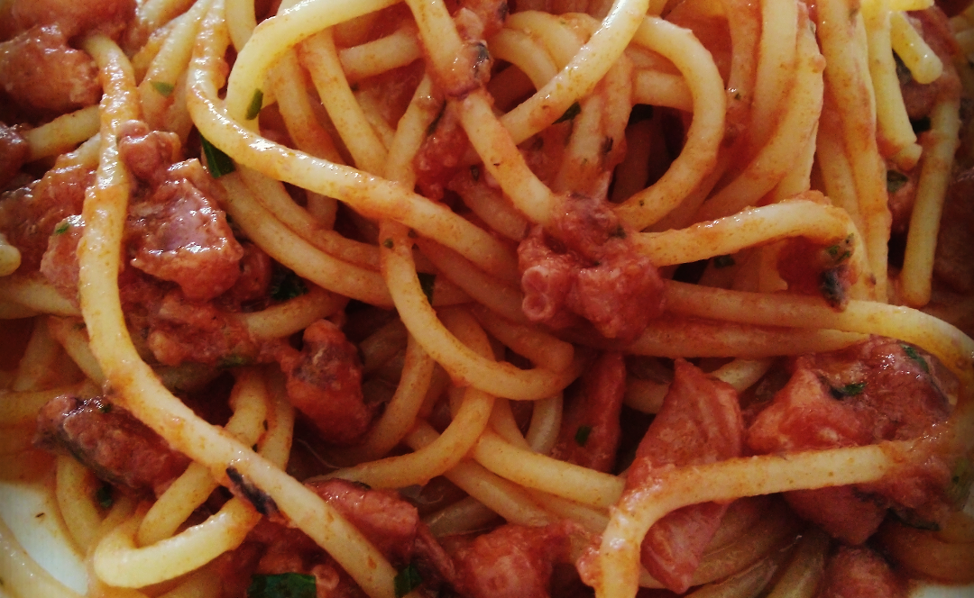 spaghettoni con i moscardini